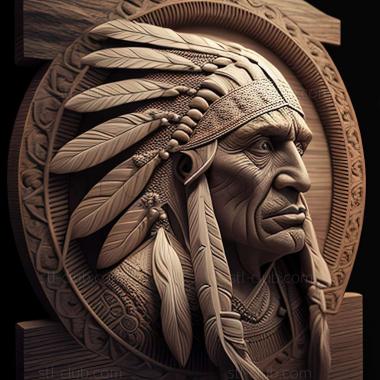 3D мадэль Художники коренных американцев (STL)